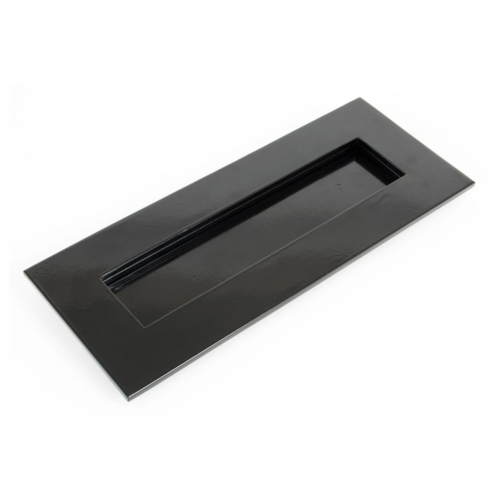 From the Anvil Small Letter Plate - Black